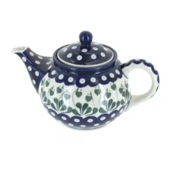 Blue Rose Polish Pottery 264 Ceramika Artystyczna Small Teapot