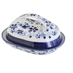 Blue Rose Polish Pottery M077 Manufaktura Butter Dish -Blue Rose Pottery Store GUEST 247d0c77 a76b 41b4 9614 c0ee01c3a09a