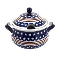 Blue Rose Polish Pottery 1004 Zaklady Soup Tureen -Blue Rose Pottery Store GUEST 25022b42 119b 4eb4 9c47 3f7e95ed2803