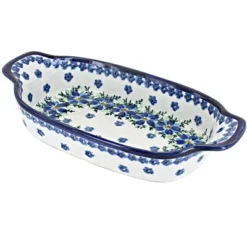 Blue Rose Polish Pottery 1281 Zaklady Rectangular Serving Dish -Blue Rose Pottery Store GUEST 2540940b 7b0c 4c71 b1e5 e4110d4a3b52
