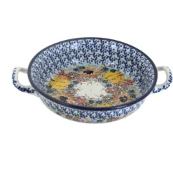 Blue Rose Polish Pottery C40 Ceramika Artystyczna Mini Casserole Dish With Handles -Blue Rose Pottery Store GUEST 25e13c9c dc69 409a 9289 5d5e0032bf18