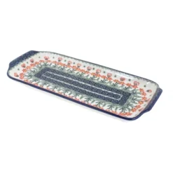 Blue Rose Polish Pottery 410 Ceramika Artystyczna Bread Tray -Blue Rose Pottery Store GUEST 260db2ea 965a 42d6 86b8 d0c366be2a78