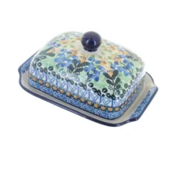 Blue Rose Polish Pottery 295 Ceramika Artystyczna Butter Dish -Blue Rose Pottery Store GUEST 261b5712 15e9 4f71 bdf5 6372ca01ccab
