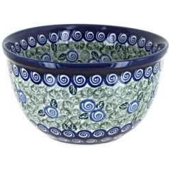 Blue Rose Polish Pottery 984 Zaklady Small Mixing Bowl 14 Blue Rose Polish Pottery 984 Zaklady Small Mixing Bowl -Blue Rose Pottery Store GUEST 265e0d3a 98b9 498a 80d8 91b94a6fca91