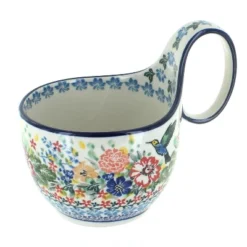 Blue Rose Polish Pottery 845 Ceramika Artystyczna Soup Mug -Blue Rose Pottery Store GUEST 26b12d59 f9e0 4b28 abb0 0333c3d28aea