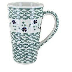 Blue Rose Polish Pottery K083 Manufaktura Large Coffee Mug -Blue Rose Pottery Store GUEST 26d6887a a5d6 423b afdf f14982a69b3f