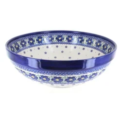 Blue Rose Polish Pottery 78 Vena Large Serving Bowl -Blue Rose Pottery Store GUEST 272af5ad fe50 440a 9e3d e224d85e5c3b