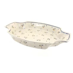 Blue Rose Polish Pottery 1208 Zaklady Large Serving Tray -Blue Rose Pottery Store GUEST 27b25f29 f773 4971 8397 dc7bdc2a4b67