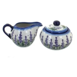 Blue Rose Polish Pottery 9B-16B WR Unikat Cream & Sugar Set -Blue Rose Pottery Store GUEST 29c16eb9 f086 44bd a139 4cd7985c0fc3