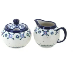 Blue Rose Polish Pottery 694-711 Zaklady Cream & Sugar Set -Blue Rose Pottery Store GUEST 2b1b0564 cd3b 4dad bd5c 14b0106ce2bd