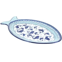 Blue Rose Polish Pottery E18 Ceramika Artystyczna Large Fish Platter 9 Blue Rose Polish Pottery E18 Ceramika Artystyczna Large Fish Platter -Blue Rose Pottery Store GUEST 2b740553 8b40 4b12 bf52 0af0d8b50260