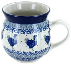 Blue Rose Polish Pottery Ceramika Artystyczna Bubble Mug -Blue Rose Pottery Store GUEST 2bff97c4 b3b6 4ce1 8c31 50bb7df522c5