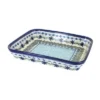 Blue Rose Polish Pottery 149 Vena Small Rectangular Baker -Blue Rose Pottery Store GUEST 2c4d315f e383 4596 a336 540965e2a5e6