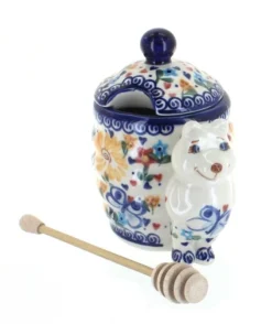 Blue Rose Polish Pottery 430 Vena Honey Pot -Blue Rose Pottery Store GUEST 2cd9d716 7a90 468b af0c 780fa1260325