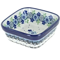 Blue Rose Polish Pottery 428 Ceramika Artystyczna Small Square Dish 14 Blue Rose Polish Pottery 428 Ceramika Artystyczna Small Square Dish -Blue Rose Pottery Store GUEST 2d38d0ec 95bd 46dd a12b f7e4c3388e4f
