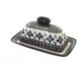 Blue Rose Polish Pottery 1377 Zaklady Butter Dish -Blue Rose Pottery Store GUEST 2da526e9 81c1 41eb 98a8 f4b4e846b168