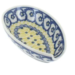Blue Rose Polish Pottery 381 Ceramika Artystyczna Small Spoon Rest -Blue Rose Pottery Store GUEST 2f33b919 1a08 4a7b 861e c6e426b17717