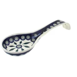 Blue Rose Polish Pottery 1178 Zaklady Large Spoon Rest -Blue Rose Pottery Store GUEST 31321310 22e7 4b89 bbb0 4e18177ed563