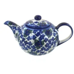 Blue Rose Polish Pottery 8C WR Unikat Large Teapot -Blue Rose Pottery Store GUEST 31778c9d bb87 46b0 b9da 9ee3c727bc73