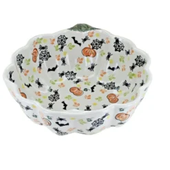 Blue Rose Polish Pottery 578 Vena Pumpkin Bowl -Blue Rose Pottery Store GUEST 326a401d 5fd3 47b7 9959 86a1d4aaa8c7