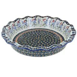 Blue Rose Polish Pottery Z159 Manufaktura Pie Plate -Blue Rose Pottery Store GUEST 32c1f67c e97b 46f1 8b03 1d9ae988a7e6