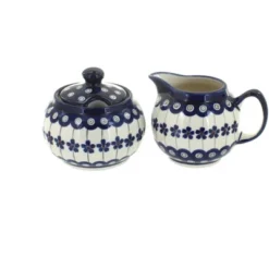 Blue Rose Polish Pottery 694-711 Zaklady Cream & Sugar Set -Blue Rose Pottery Store GUEST 33173a43 f3f8 40a3 a2cc ca9870d825e3