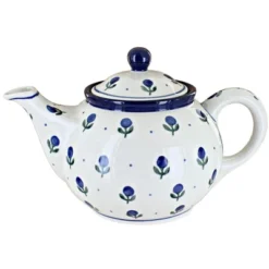 Blue Rose Polish Pottery 264 Ceramika Artystyczna Small Teapot -Blue Rose Pottery Store GUEST 3338915a 6ebb 429c 9754 d10c7ca9a69d