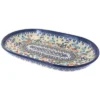Blue Rose Polish Pottery 117 Vena Medium Dish -Blue Rose Pottery Store GUEST 334c77ea 8882 49a1 b317 4d4793fe0b47