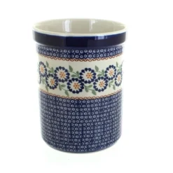 Blue Rose Polish Pottery P082 Manufaktura Utensil Jar -Blue Rose Pottery Store GUEST 33e0dc53 0dd0 4be6 ad22 804162f81a14