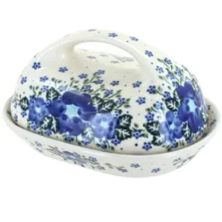 Blue Rose Polish Pottery 331 Vena Butter Dish -Blue Rose Pottery Store GUEST 3420078b c939 46e7 8335 c49f955ac6e2