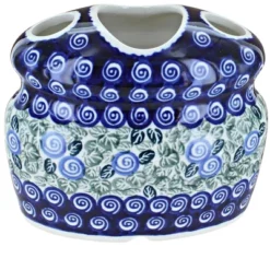 Blue Rose Polish Pottery 2115 Zaklady Toothbrush Holder -Blue Rose Pottery Store GUEST 3444151c a289 4df6 9d41 67e7240d6ff0