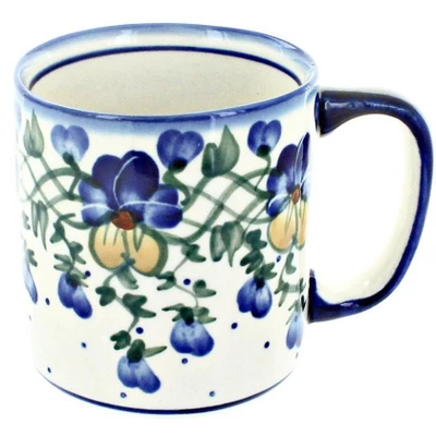 Blue Rose Polish Pottery WR Unikat Mug 9 Blue Rose Polish Pottery WR Unikat Mug - Image 7