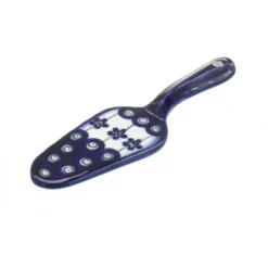 Blue Rose Polish Pottery 1206 Zaklady Cake Server
