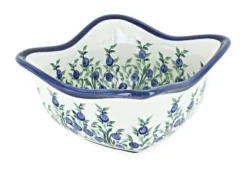 Blue Rose Polish Pottery 1931 Zaklady Medium Square Scallop Bowl -Blue Rose Pottery Store GUEST 370da786 e9a2 420e a96f 9d829dfaef6d