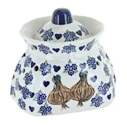 Blue Rose Polish Pottery A50 Andy Garlic Keeper 9 Blue Rose Polish Pottery A50 Andy Garlic Keeper -Blue Rose Pottery Store GUEST 3970618d 0636 40f1 a148 88a8bb06973d