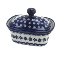 Blue Rose Polish Pottery 1188 Zaklady Butter Tub 18 Blue Rose Polish Pottery 1188 Zaklady Butter Tub -Blue Rose Pottery Store GUEST 39d747ec 4eb3 49aa 8d55 c95282df22d4