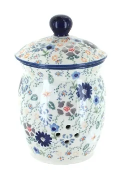Blue Rose Polish Pottery P078 Manufaktura Garlic Keeper -Blue Rose Pottery Store GUEST 3b69b48c 349c 4330 aa2c d12508a44bcb