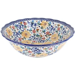 Blue Rose Polish Pottery 204 Vena Large Serving Bowl 21 Blue Rose Polish Pottery 204 Vena Large Serving Bowl -Blue Rose Pottery Store GUEST 3b74ac2c 43e9 48a2 b6cf 323e542e6c08