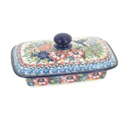 Blue Rose Polish Pottery 294 Ceramika Artystyczna Butter Dish -Blue Rose Pottery Store GUEST 3b78ac80 6cbd 4e4a 9b36 b9b2159e6782