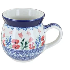 Blue Rose Polish Pottery Ceramika Artystyczna Bubble Mug -Blue Rose Pottery Store GUEST 3bb4c6a7 ac95 4495 939e d28668887418