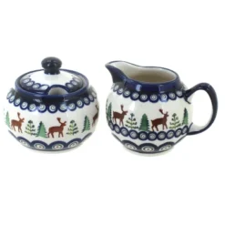 Blue Rose Polish Pottery 694-711 Zaklady Cream & Sugar Set -Blue Rose Pottery Store GUEST 3cb1ab05 c9aa 45e1 b838 2867c53d169b