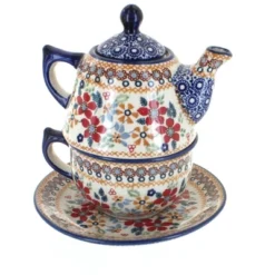 Blue Rose Polish Pottery C027 Manufaktura Tea For One -Blue Rose Pottery Store GUEST 3cbe333c 7b62 48d5 896d ac69360c8aba