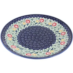 Blue Rose Polish Pottery Manufaktura Dinner Plate -Blue Rose Pottery Store GUEST 3dc059b4 c7f1 44f0 ac2b 4fdfdf7f605e
