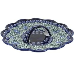 Blue Rose Polish Pottery 1559 Zaklady Egg Plate -Blue Rose Pottery Store GUEST 3dc445d2 8cc2 42d9 9b41 749bb3b89a87