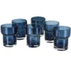 Blue Rose Polish Pottery 8oz. Navy Craft Beer Glass - Set Of 6 -Blue Rose Pottery Store GUEST 3de2c03b cb06 44fa 887f 1b5443e8d891