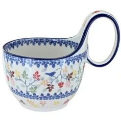Blue Rose Polish Pottery 845 Ceramika Artystyczna Soup Mug -Blue Rose Pottery Store GUEST 3df8ca02 a8a0 4770 807e 07e95846d358