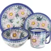 Blue Rose Polish Pottery Vena Dinnerware (4 PC) -Blue Rose Pottery Store GUEST 3eaa67ae ae0f 47b5 9f53 f24fcb38e59c 1