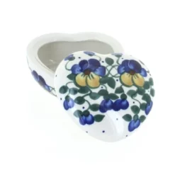 Blue Rose Polish Pottery 21A WR Unikat Heart Box -Blue Rose Pottery Store GUEST 3f98d792 b63e 40ad 8ef6 67ec688310a6