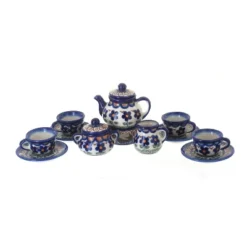 Blue Rose Polish Pottery 68 Vena Miniature Tea Set -Blue Rose Pottery Store GUEST 3fa646f2 6671 4359 9cf4 2f3e73133d2d
