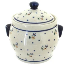 Blue Rose Polish Pottery 1096 Zaklady Small Canister -Blue Rose Pottery Store GUEST 3fdb9aaa d8d4 493e b8ce e63f66d1dbba